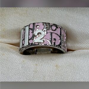 Dior *VINTAGE* Trotter Ring Pink
